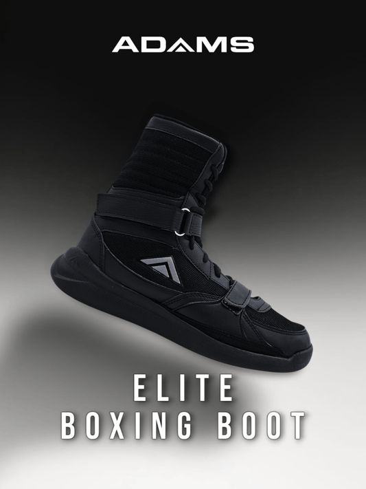 Adams Elite Boxing Boots – Blacked Out Edition - Sports Fusion Shop