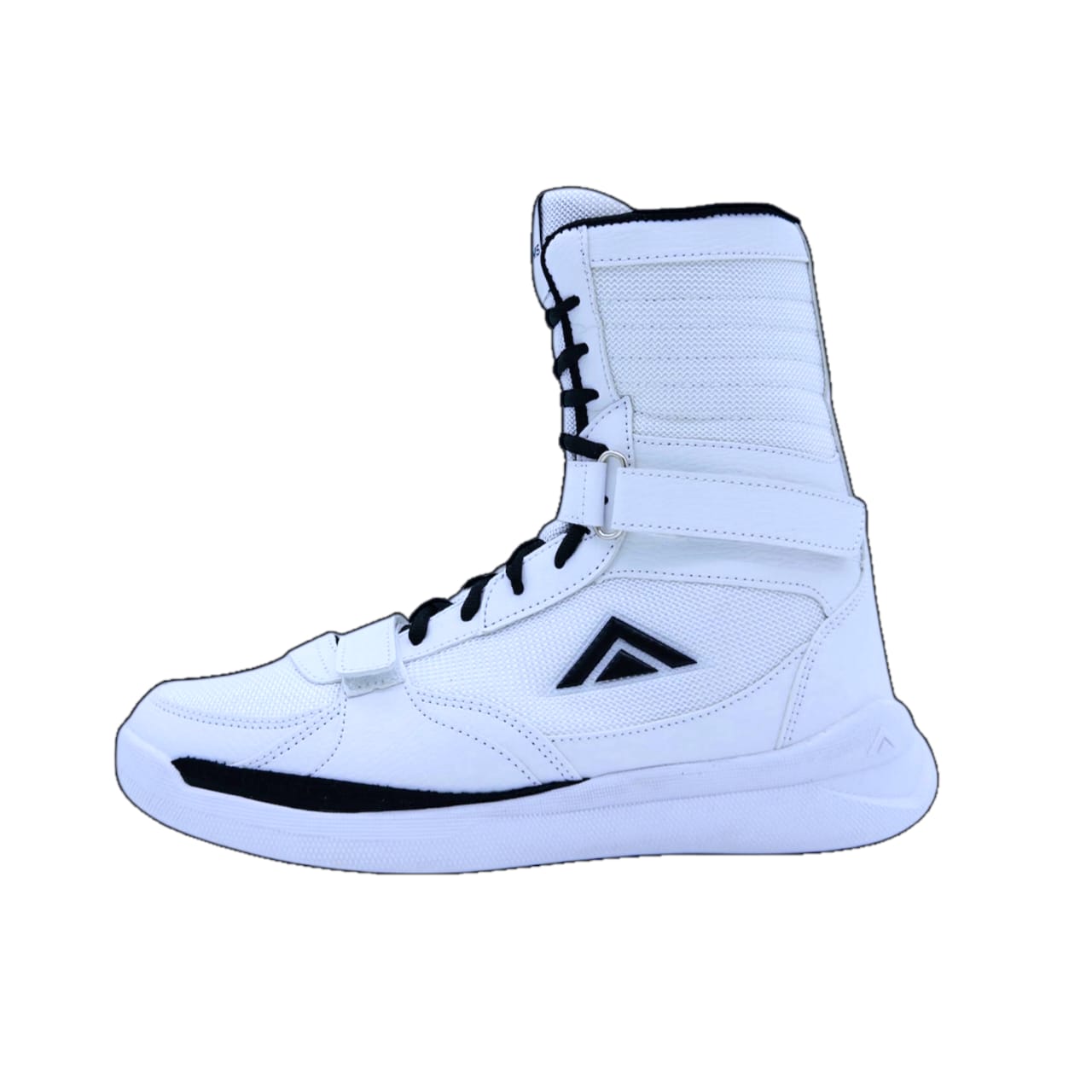 Adams Elite Boxing Boots – White Edition - Sports Fusion Shop